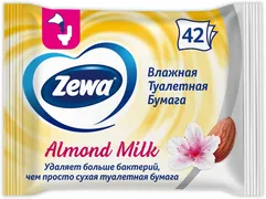 Влажная туалетная бумага Zewa 