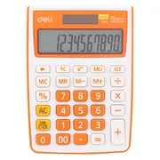 Калькулятор Deli 1238 orange