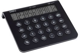 Калькулятор Deli 1592 black