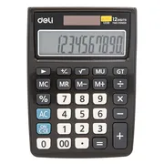 Калькулятор Deli 1238 black