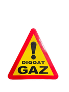 Наклейка стикер "Diqqat Gaz"