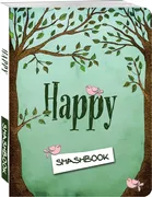Смэшбук Happy (зеленый c накле