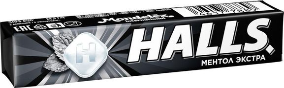  Halls Ekstra Mentol konfetala