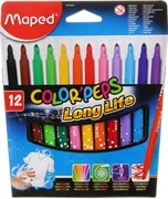 Flomaster Maped (12цв.Long Lif