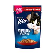 Влажный корм FELIX AGAIL говяд