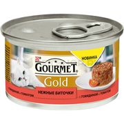 Влажный корм GOURMET Gold бито