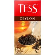 Черный чай Tess Ceylon, 25 шт