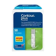 Тест-полоски Contour Plus, 50 