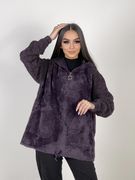 Пальто Azaly 0001, Фиолетовый
