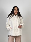Пальто Azaly A007, Белый