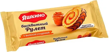 Рулет бисквитный Яшкино с варе