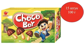 Печенье Orion Choco Boy, 15 шт