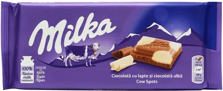 Шоколад молочный Milka Пятнист