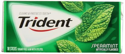 Жевательная резинка Trident бе