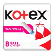 Tamponlar Kotex Super, 8 dona