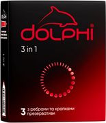 Презервативы Dolphi 3 в 1, 3 ш