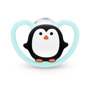 Пустышка NUK Space penguin, 18