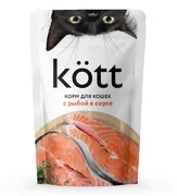 Корм для кошек с рыбой в соусе