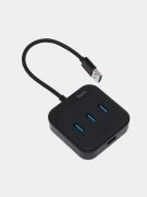 USB-адаптер Hoco 4 В 1, Черный