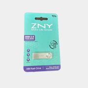 Флешка USB 128 GB 3.0 ZNY, Сер