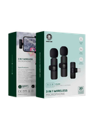 Микрофон Green Lion 3in1, Черн