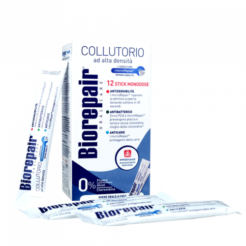 Ополаскиватель для полости рта Biorepair Antibacterial Mouthwash 3 in 1 in sticks, купить недорого