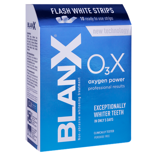 Отбеливающие полоски BlanX O₃X Flash White Stripes