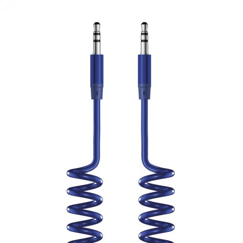 Audiokabel AUX 3.5mm, OLMIO, Blue, 