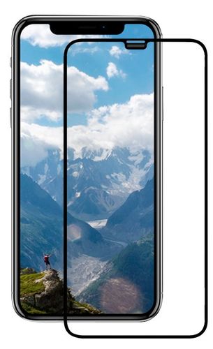 Himoya shishasi+NEU Chatel Full 3D Crystal with Mesh Front (Black) iPhone 11 Pro Max/XS Max uchun
