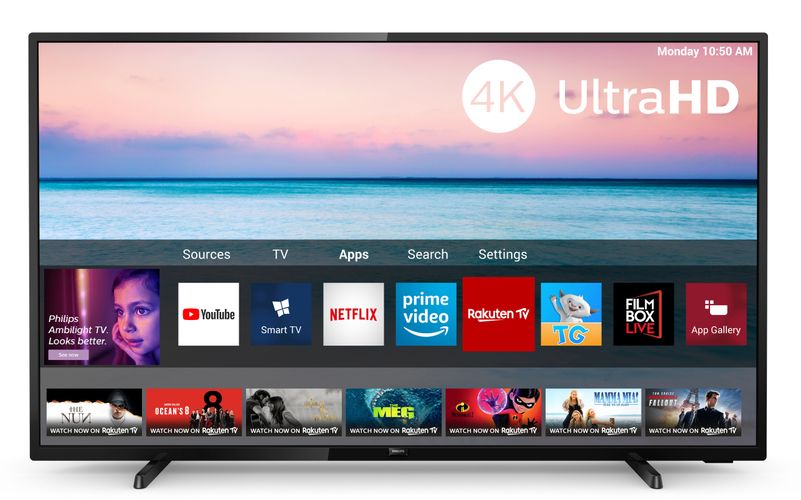 Телевизор Philips 50" 4K UHD LED Smart TV (50PUS6504/12)