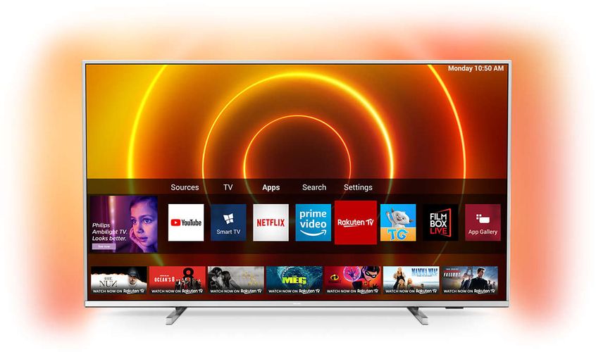 Телевизор Philips 43" 4K Smart TV (43PUS7855/12), в Узбекистане