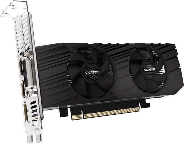 Видеокарта GIGABYTE GeForce GTX1650 4GB GDDR6 OC Low Profile, купить недорого