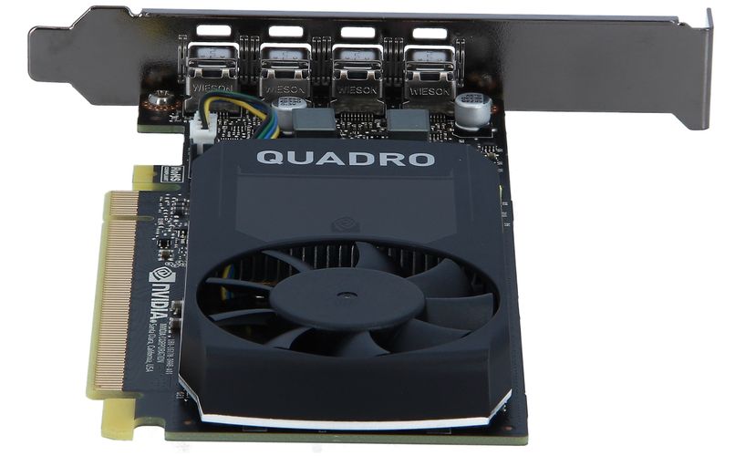 Видеокарта DELL NVIDIA Quadro P600 2GB GDDR5 4xminiDisplayPort, фото