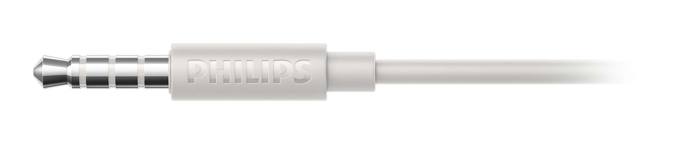 Наушники Philips SHE4305WT/00 с микрофоном, в Узбекистане