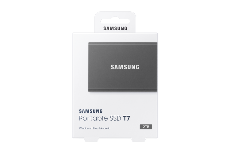 Внешний SSD Samsung T7 2Tb  USB 3.2 Type-C, O'zbekistonda