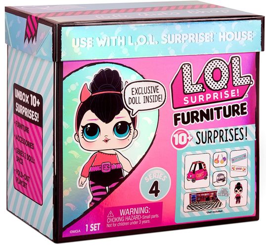 Игровой набор с куклой L.O.L. Surprise! серии "Furniture" - Перчинка с автомобилем, O'zbekistonda