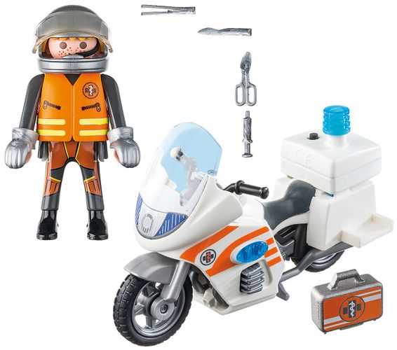 Игровой набор Playmobil - Мотоцикл МНС