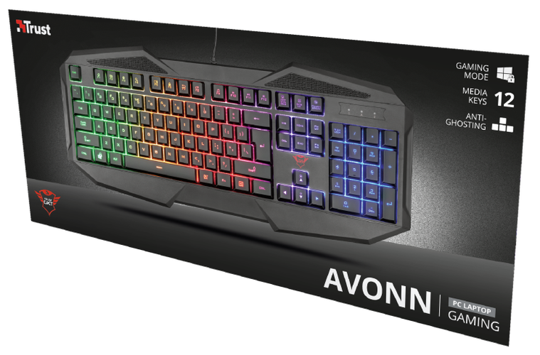 Игровая клавиатура Trust GXT 830-RW Avonn Gaming Keyboard, фото № 4