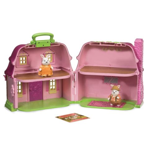 Игровой набор Lil Woodzeez - Цветочный дом и Семья Кроликов, купить недорого