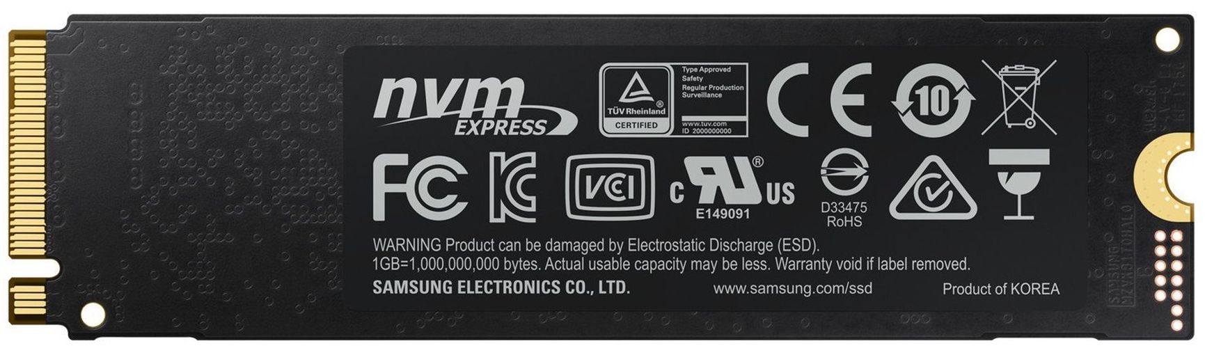 SSD Накопитель Samsung M.2 NVMe PCIe 3.0 4x 970 PRO, O'zbekistonda