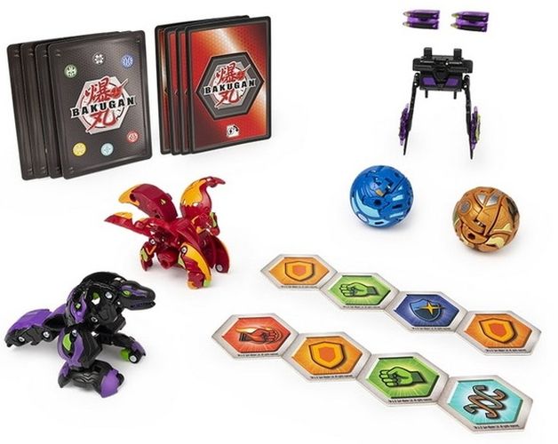 Bakugan.Armored Alliance: игровой боевой набор из четырех бакуганов Трокс и Пигатрикс