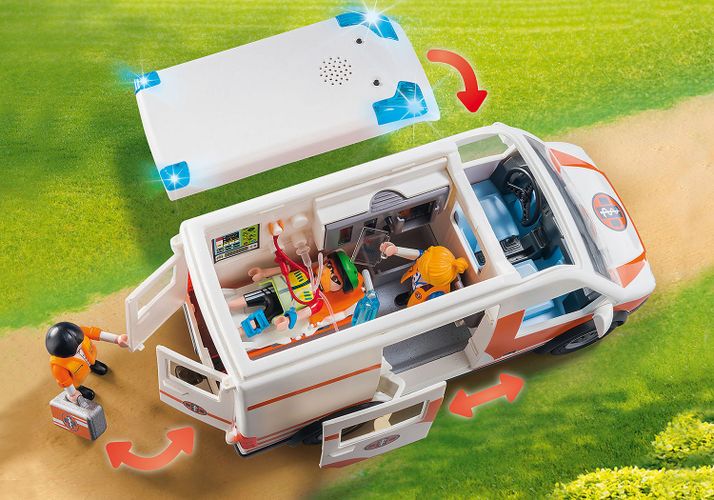 Игровой набор Playmobil - Скорая помощь со светом и звуком, sotib olish