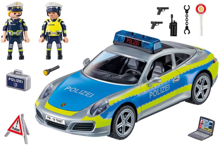 Игровой набор Playmobil - Полицейская машина Porsche 911 Carrera 4S