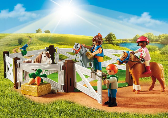 Игровой набор Playmobil - Ферма пони, arzon