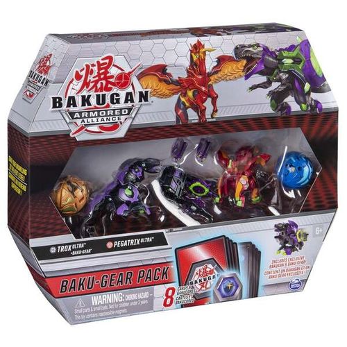 Bakugan.Armored Alliance: игровой боевой набор из четырех бакуганов Трокс и Пигатрикс, sotib olish