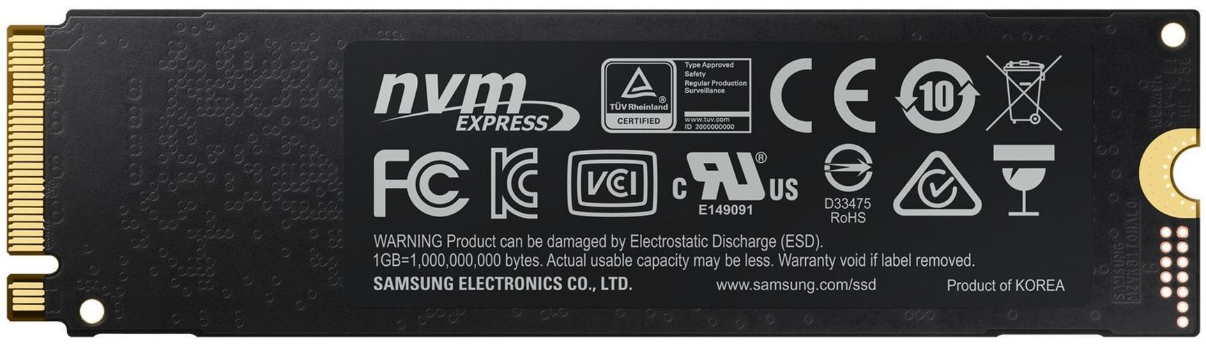 SSD Накопитель Samsung M.2 NVMe PCIe 3.0 4x 970 PRO, купить недорого