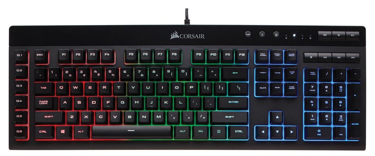 Игровая клавиатура Corsair K55 RGB, фото