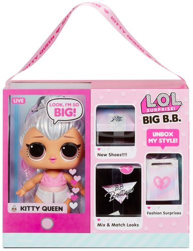 Игровой набор с мега-куклой L.O.L. Surprise! серии "Big B.B.Doll" - Королева Китти, O'zbekistonda