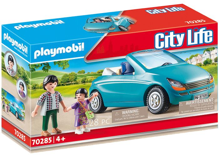 Игровой набор Playmobil - Семья с автомобилем, купить недорого