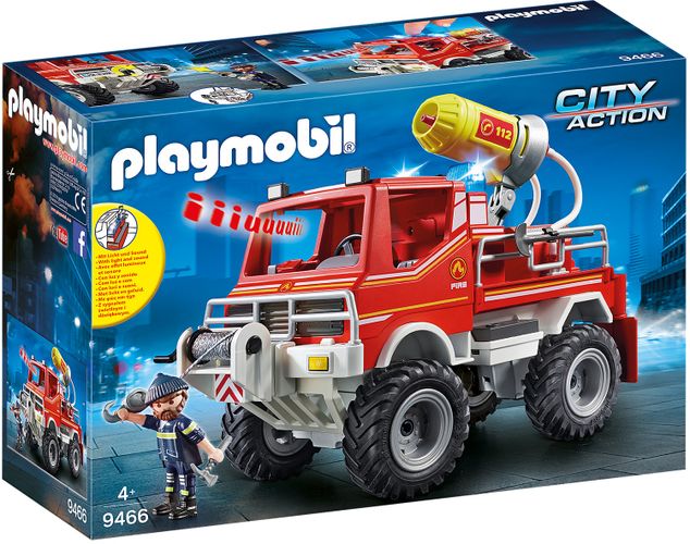 Игровой набор Playmobil - Пожарная машина с водяной пушкой, купить недорого